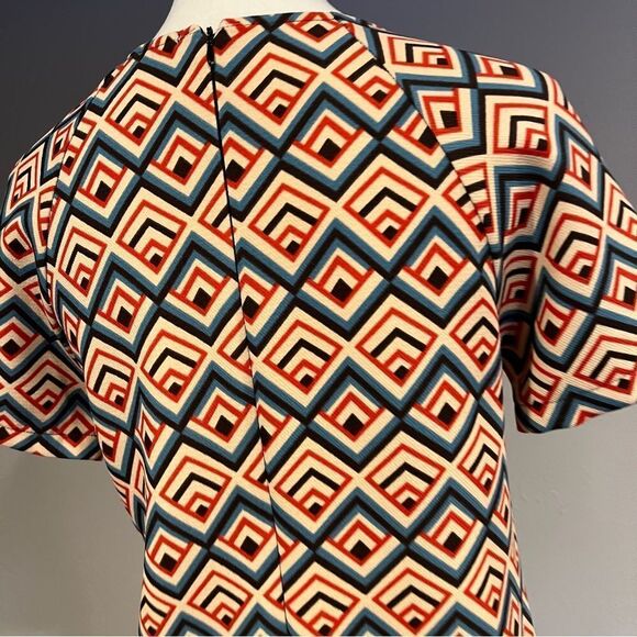 Everly short sleeve Geometric Patterned casual Dress size small - Picture 6 of 12